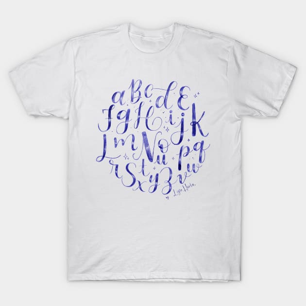 Alphabet T-Shirt by LigiaHortaCreations